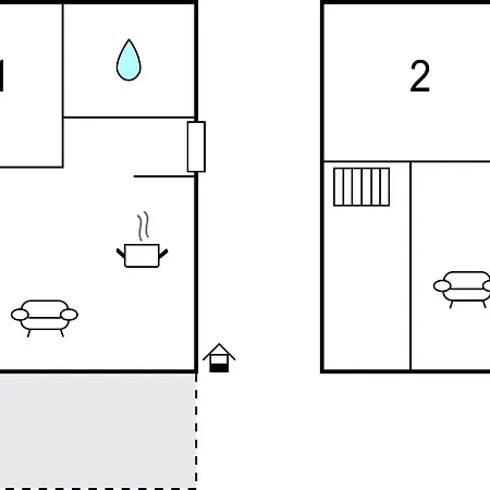 2 Bedroom In Casa de Férias *